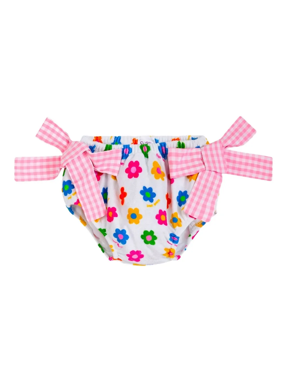 MC2 Saint Barth Kids bikini bottom con estampado floral | blanco | Image 1