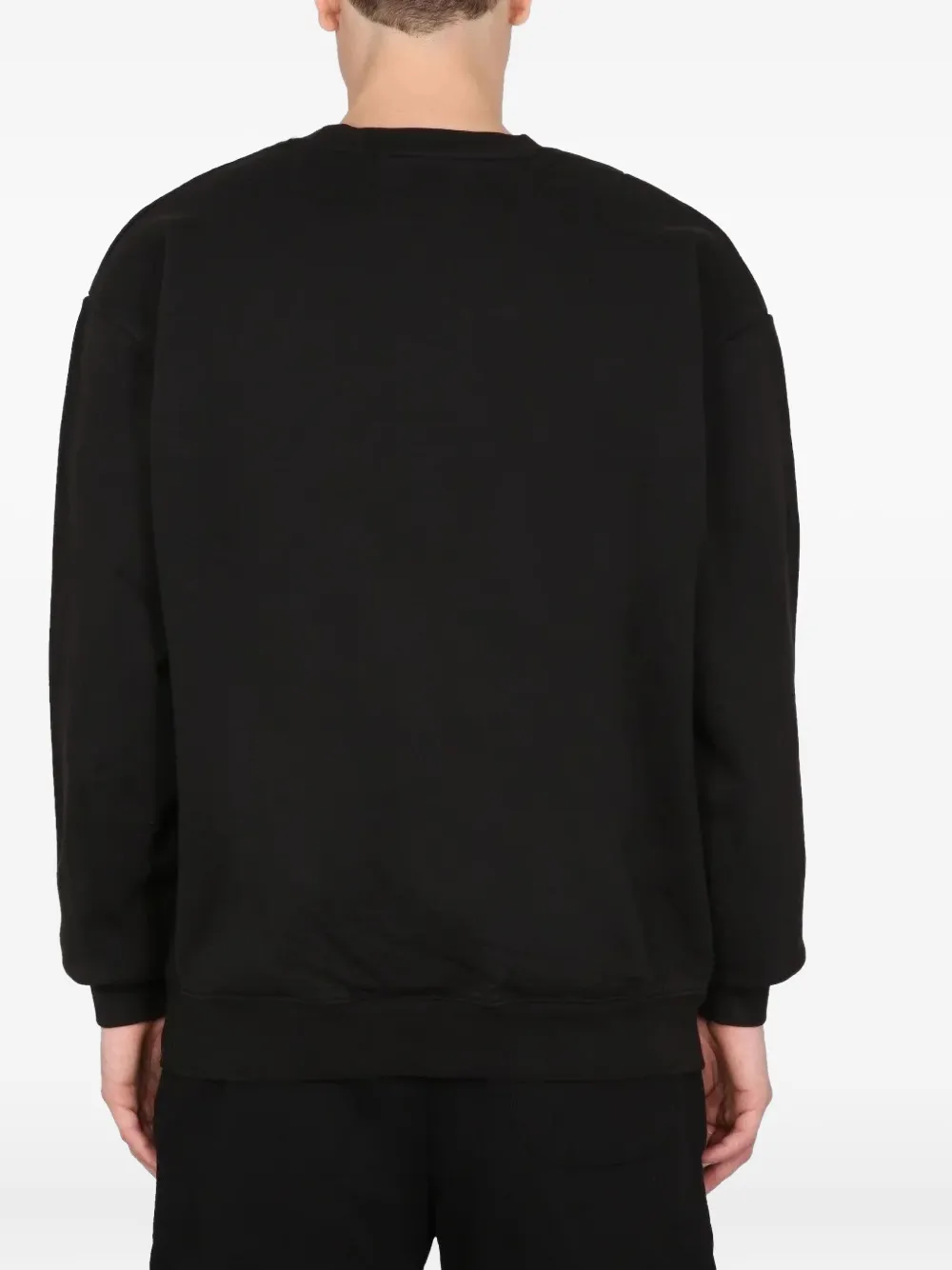 MARKET swan-graphic sweatshirt - Zwart