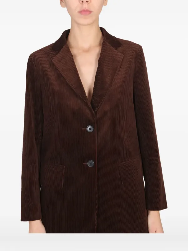 Margaret Howell コーデュロイ シングルジャケット | ブラウン