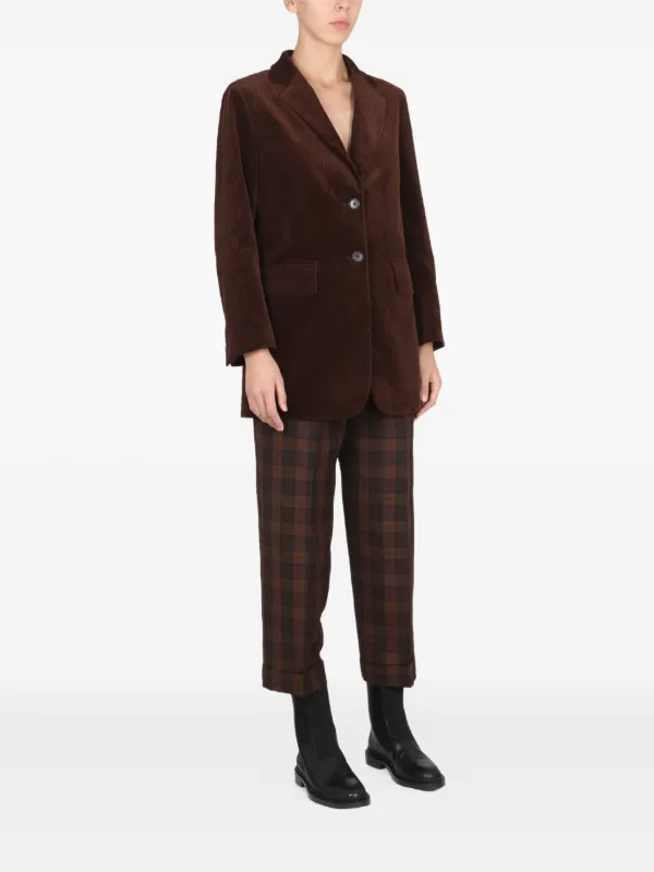 MARGARET HOWELL ブラウン コーデュロイ テーラードジャケット Margaret Howell コーデュロイ シングルジャケット | ブラウン