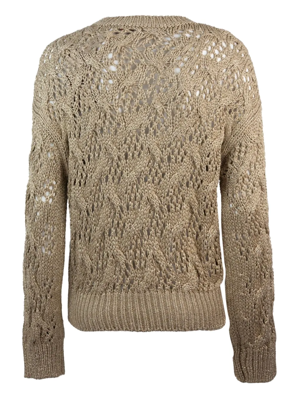 Max Mara Trui met geometrisch patroon Goud