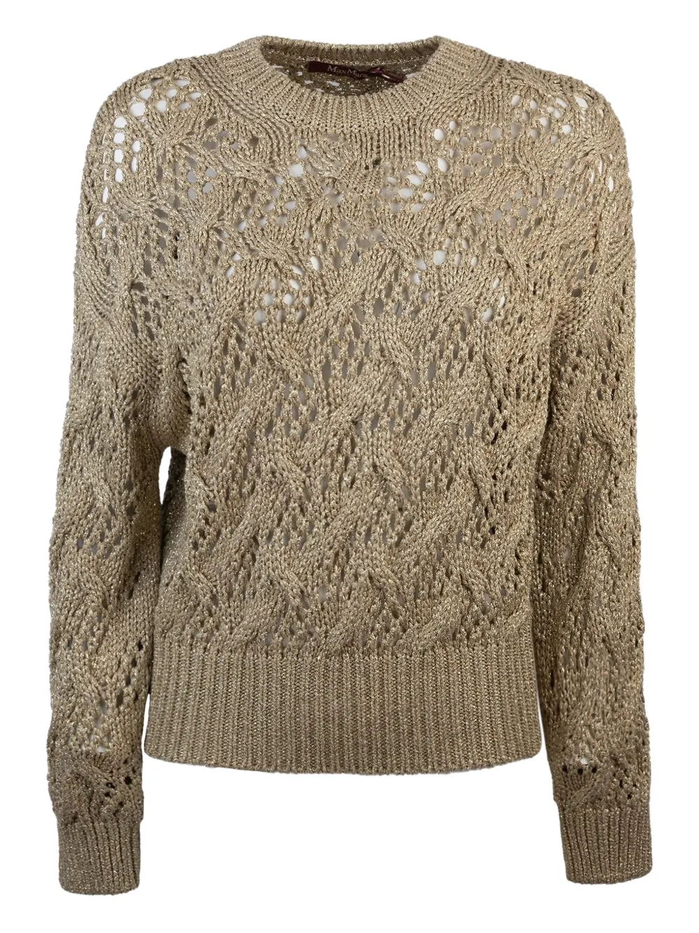 Max Mara Trui met geometrisch patroon Goud