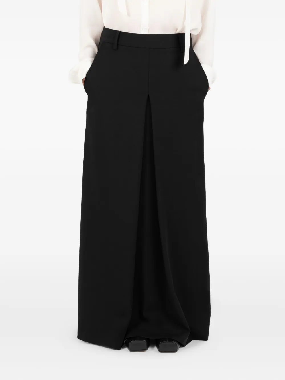 Société Anonyme Maxi-rok met geplooid detail Zwart