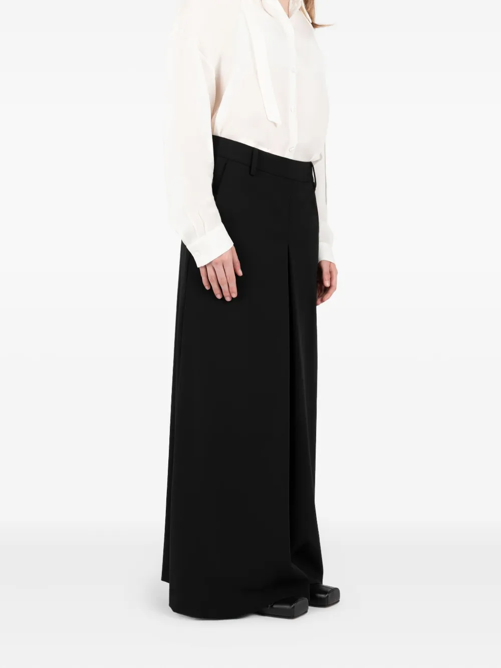 Société Anonyme Maxi-rok met geplooid detail Zwart