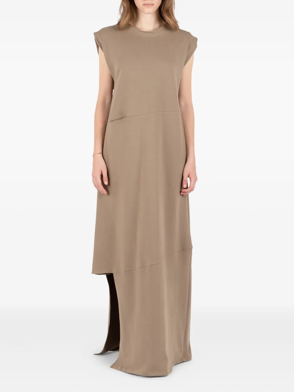 Société Anonyme Trinity asymmetrische jurk Beige