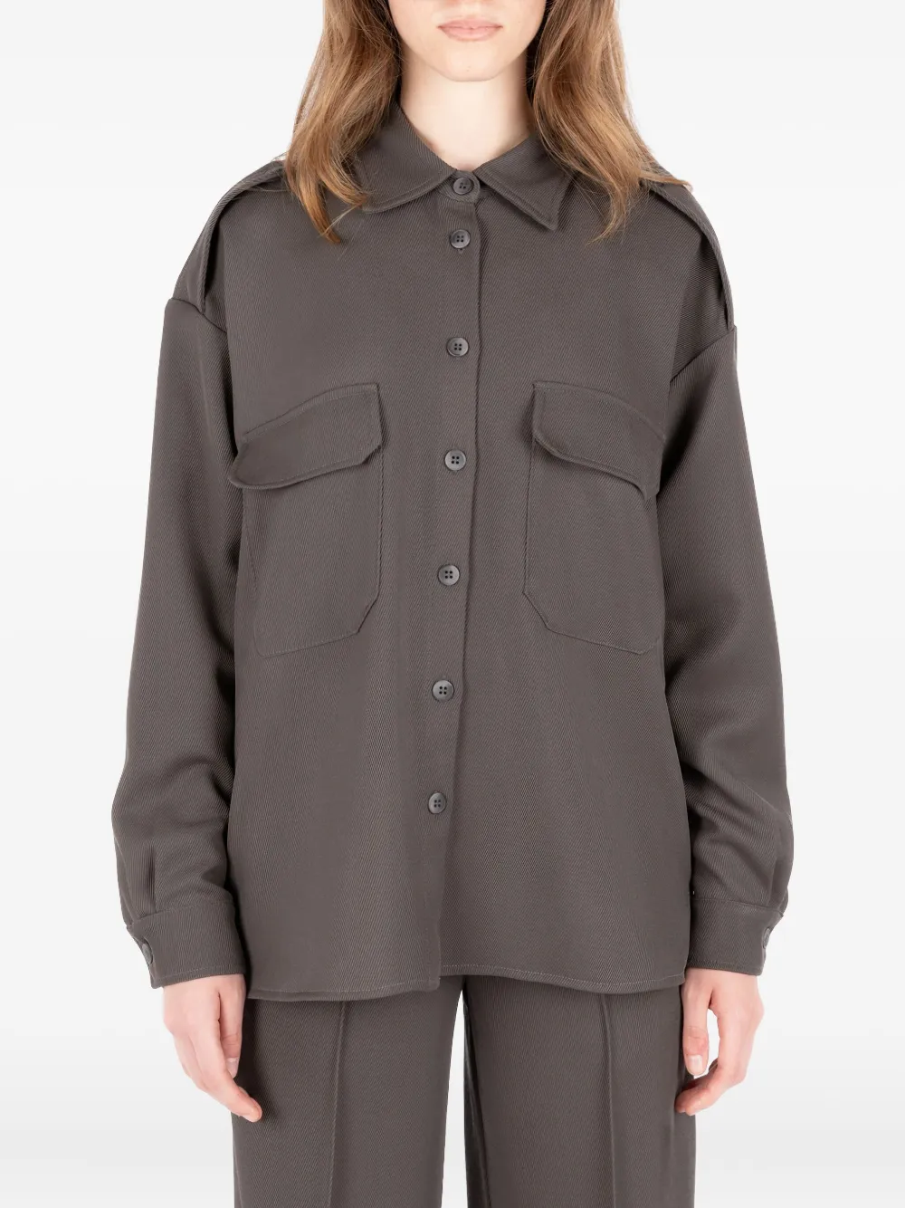 Société Anonyme Blouse met lange mouwen Grijs