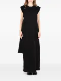 Société Anonyme Trinity pocket asymmetrical maxi dress - Black