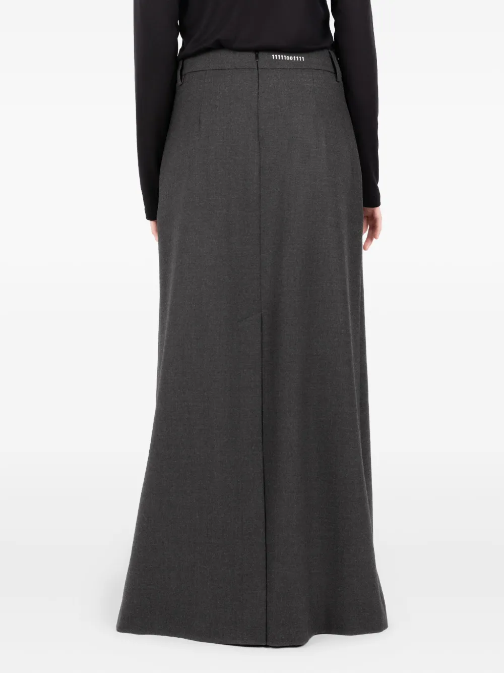 Société Anonyme Victoria geplooide maxi-rok Grijs