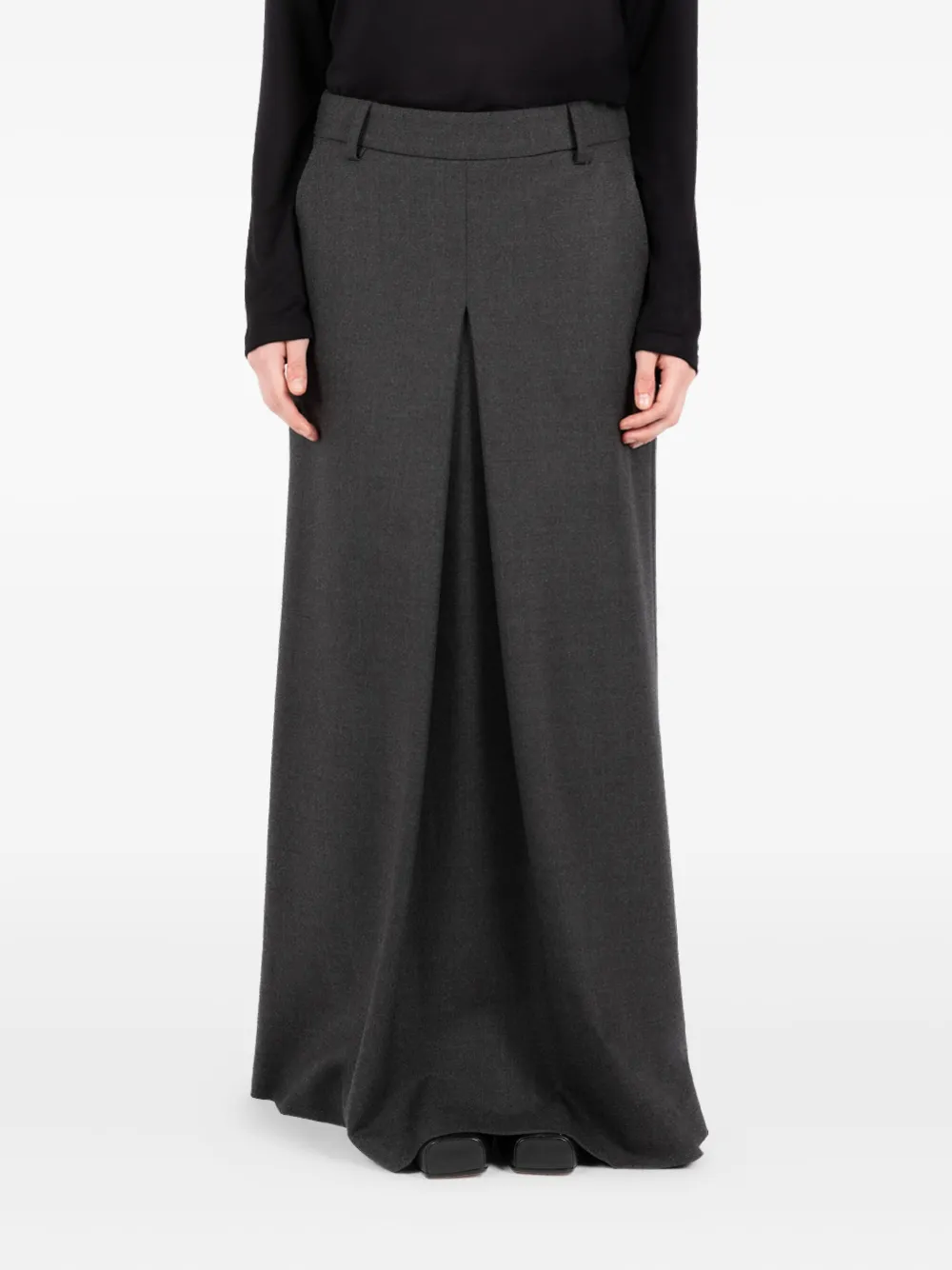 Société Anonyme Victoria pleated maxi skirt Grijs