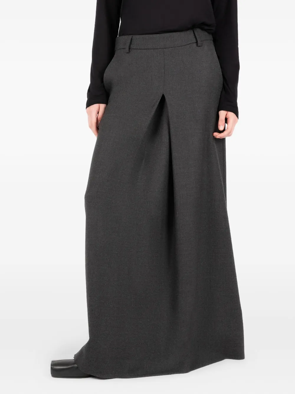 Société Anonyme Victoria geplooide maxi-rok Grijs