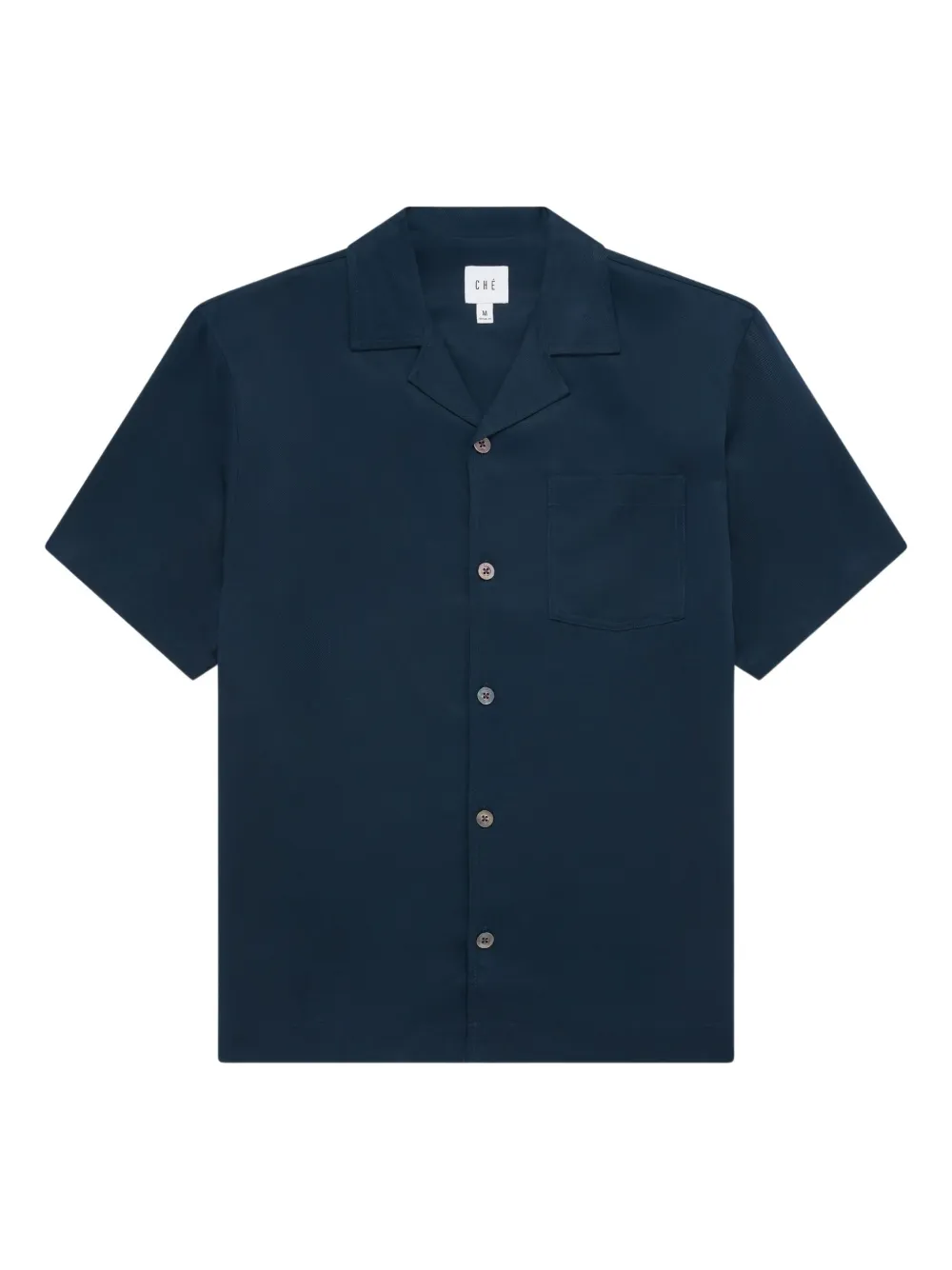 CHÉ revere-collar short-sleeve shirt | Blue | Image 1