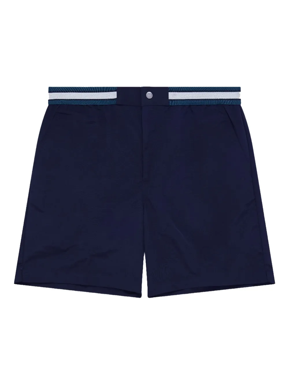 CHÉ elastic-waistband striped shorts | Blue | Image 1