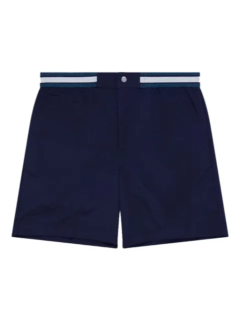 CHÉ elastic-waistband striped shorts
