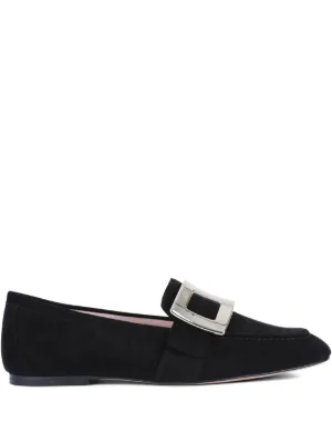 美品　ロジェヴィヴィエ　ROGER VIVIER ローファー　黒 ブラック Woman ヴィヴ レンジャー レザー ローファー