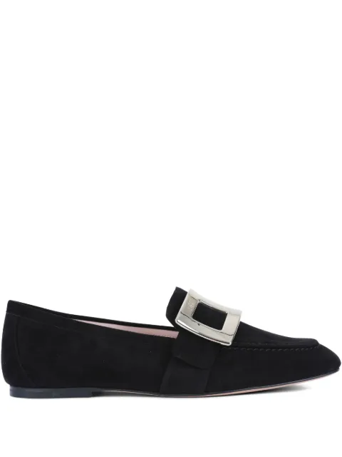 Roger Vivier buckle-detail suede loafers
