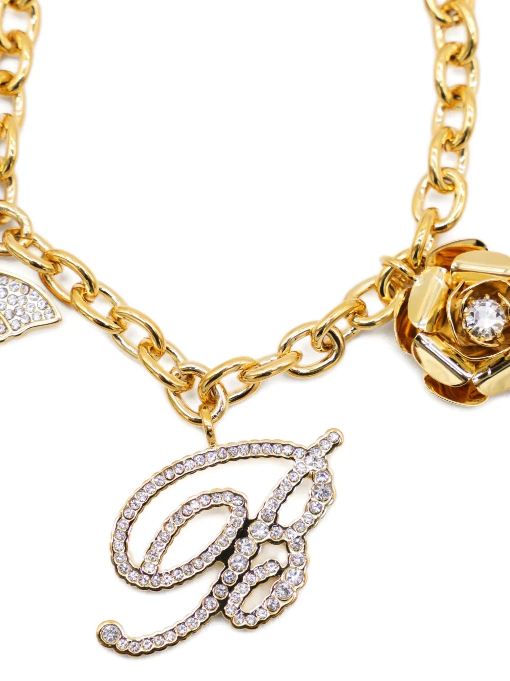 Blumarine crystal-embellished chain-link bracelet | Image 2