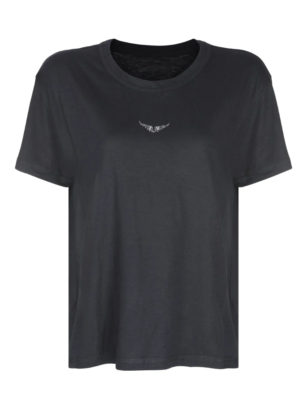 zadig and voltaire crystal-embellished T-shirt | Black | Image 1