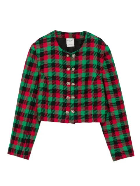 Céline Pre-Owned 1990s checked jacket