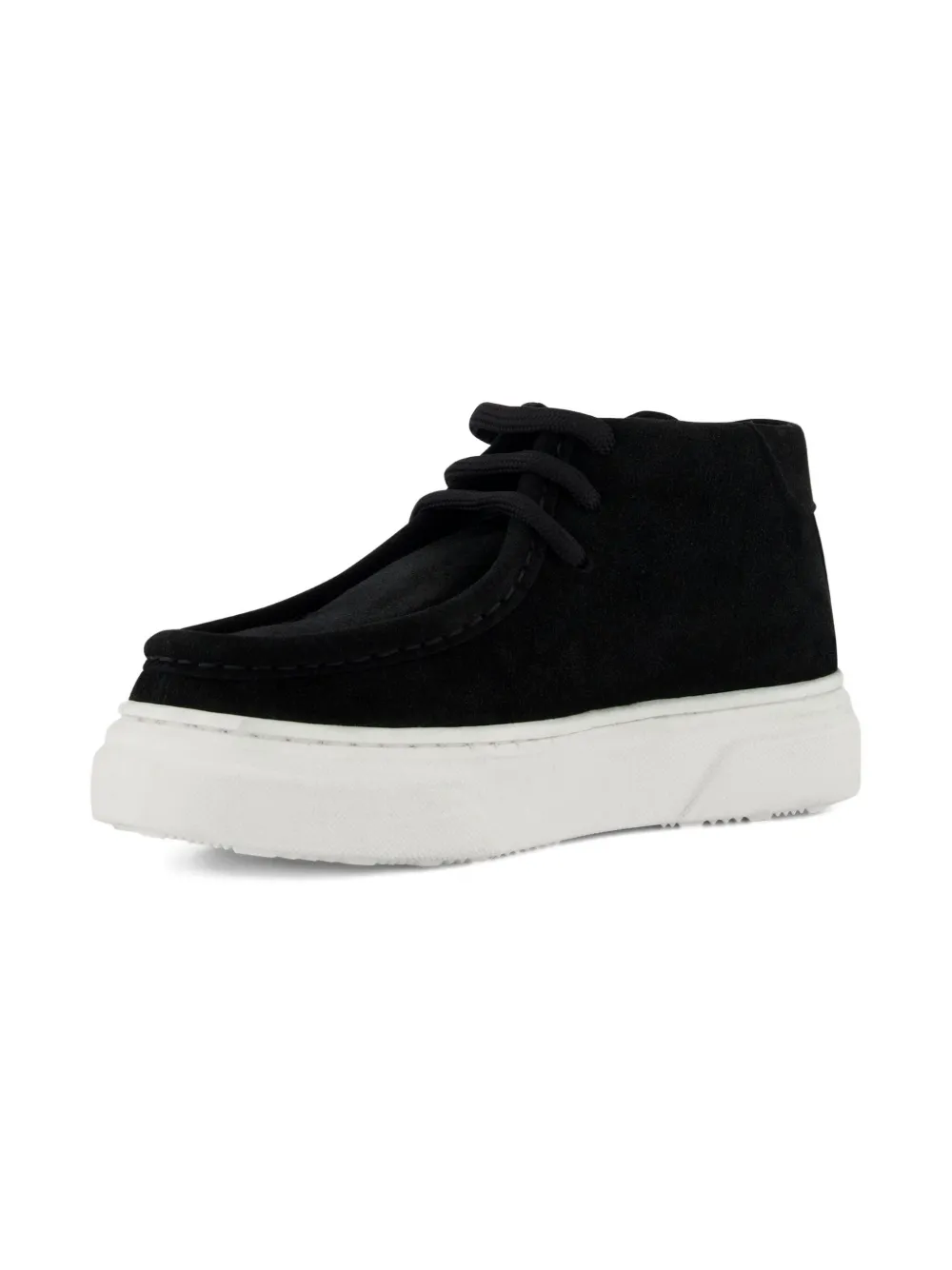 Andrea Montelpare lace-up suede sneakers Zwart