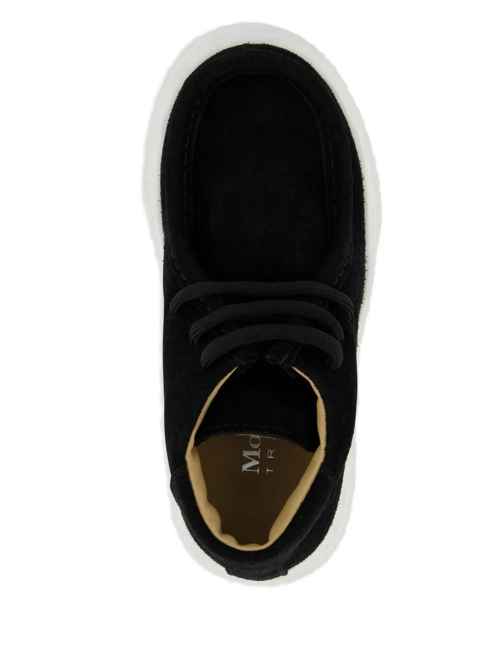 Andrea Montelpare lace-up suede sneakers Zwart