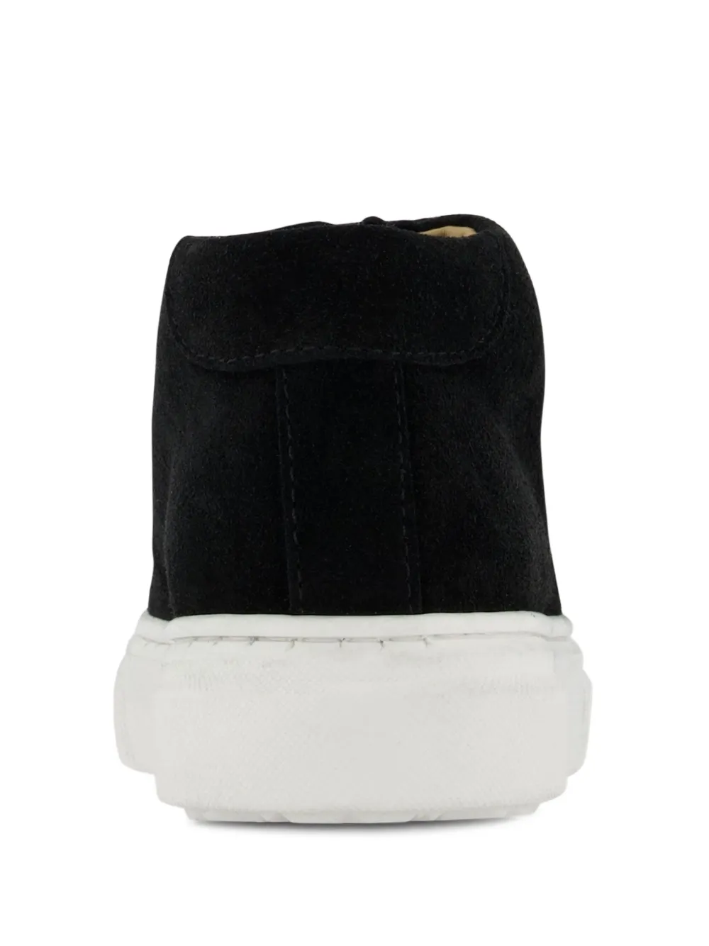 Andrea Montelpare lace-up suede sneakers Zwart