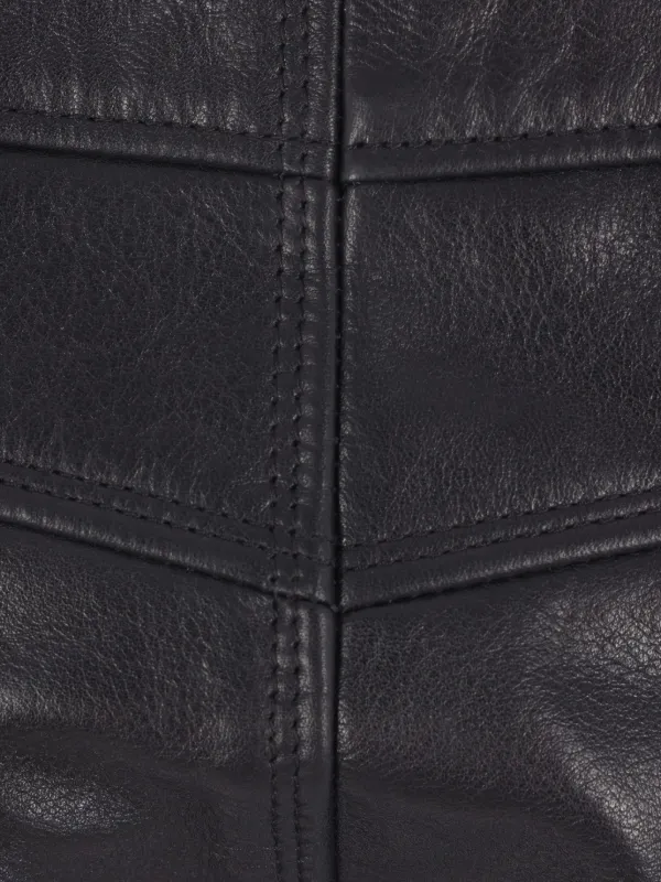  isabel marant レザーパンツ　バイカー ISABEL MARANT レザー ストレートパンツ | ブラック | FARFETCH JP