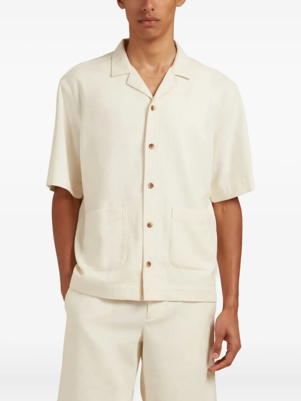 CHÉ pocket short-sleeves shirt - Beige