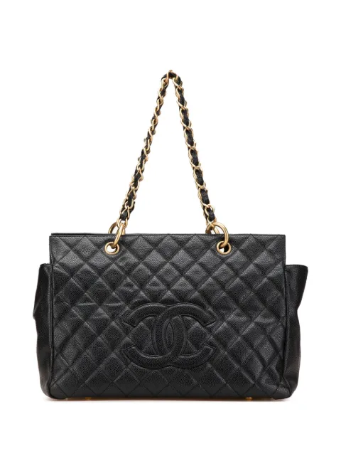 CHANEL Pre-Owned 2000-2002 Grand Quilted Caviar Timeless Shopping tote bag