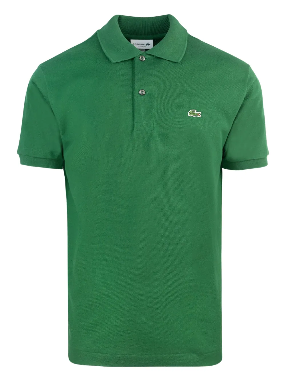 Lacoste logo-patch polo shirt - グリーン Lacoste logo-patch polo shirt - グリーン