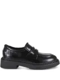 Ash Miracle leather studded-trim loafers - Black
