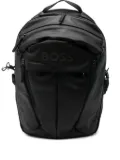 BOSS logo-print backpack - Black