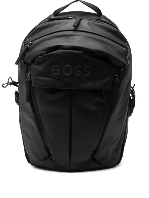 BOSS logo-print backpack