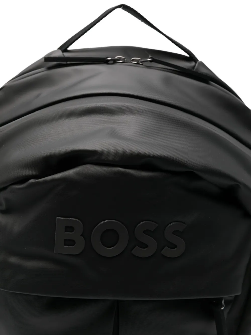 BOSS logo-print backpack Zwart