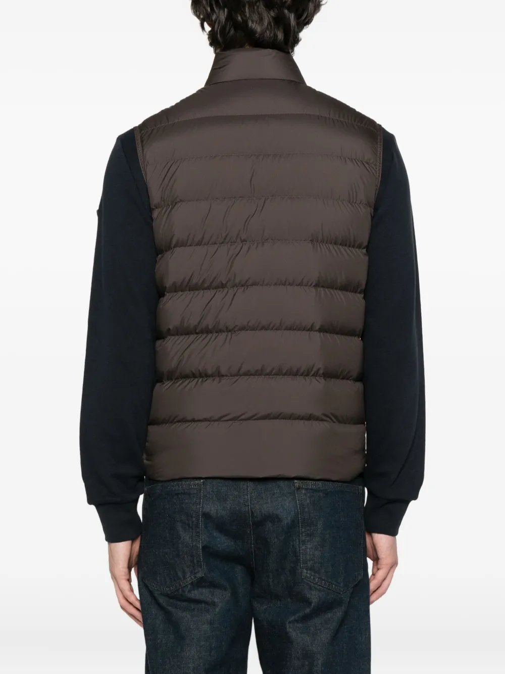 Moncler quilted down gilet Bruin