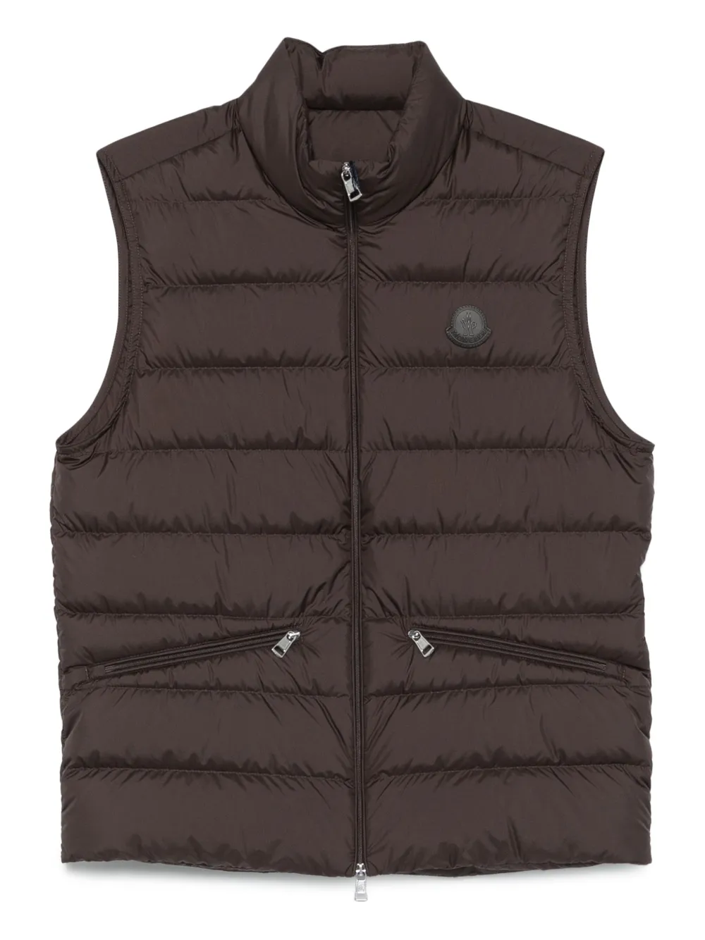 Moncler quilted down gilet Bruin