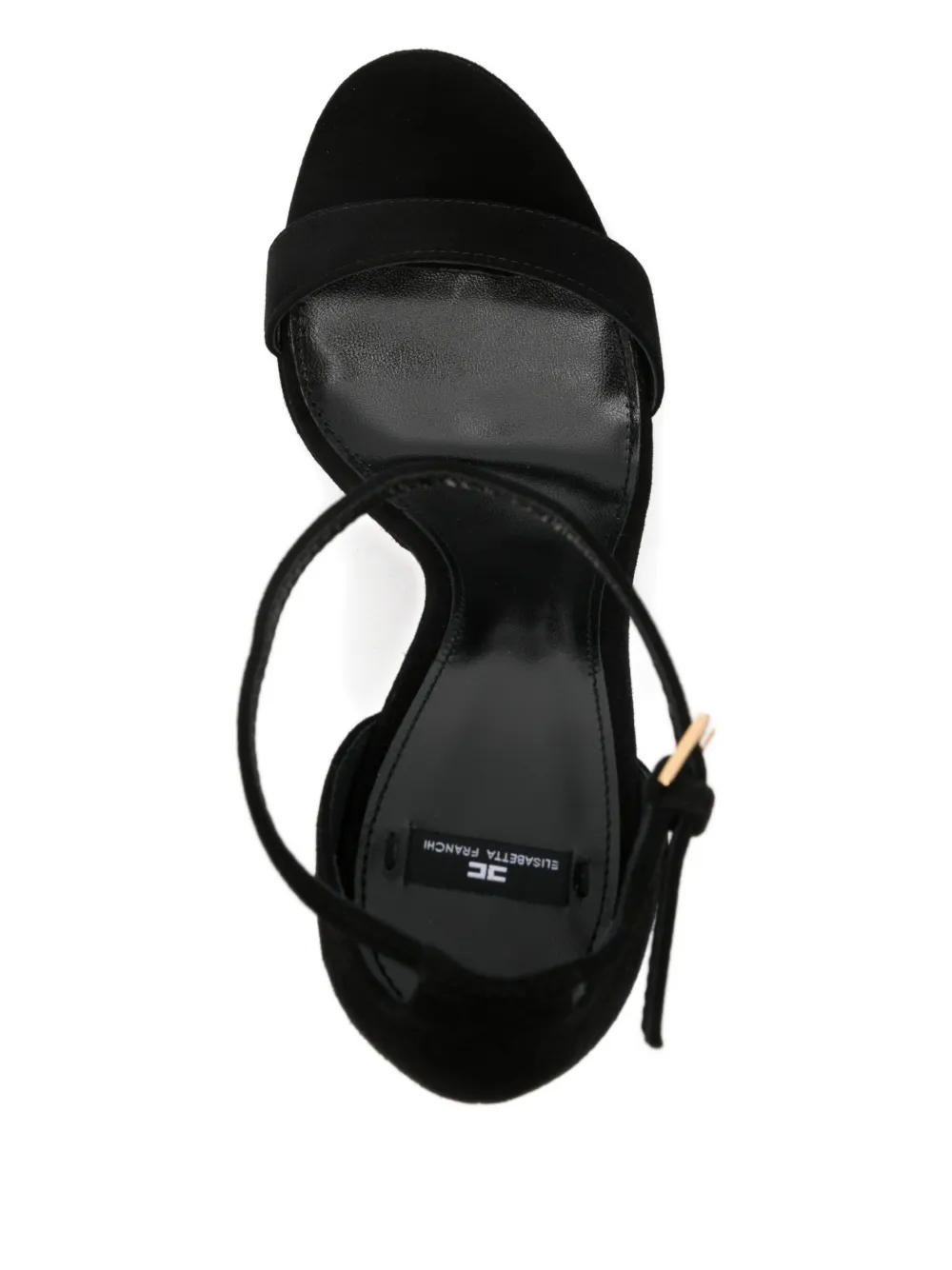Elisabetta Franchi 130MM platform stiletto sandals Black