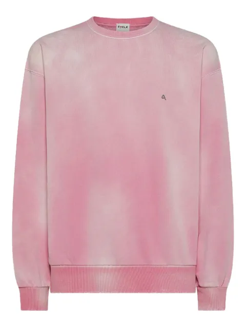 Cycle tie-dye cotton sweatshirt