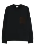 Moncler patch-pocket sweatshirt - Blue