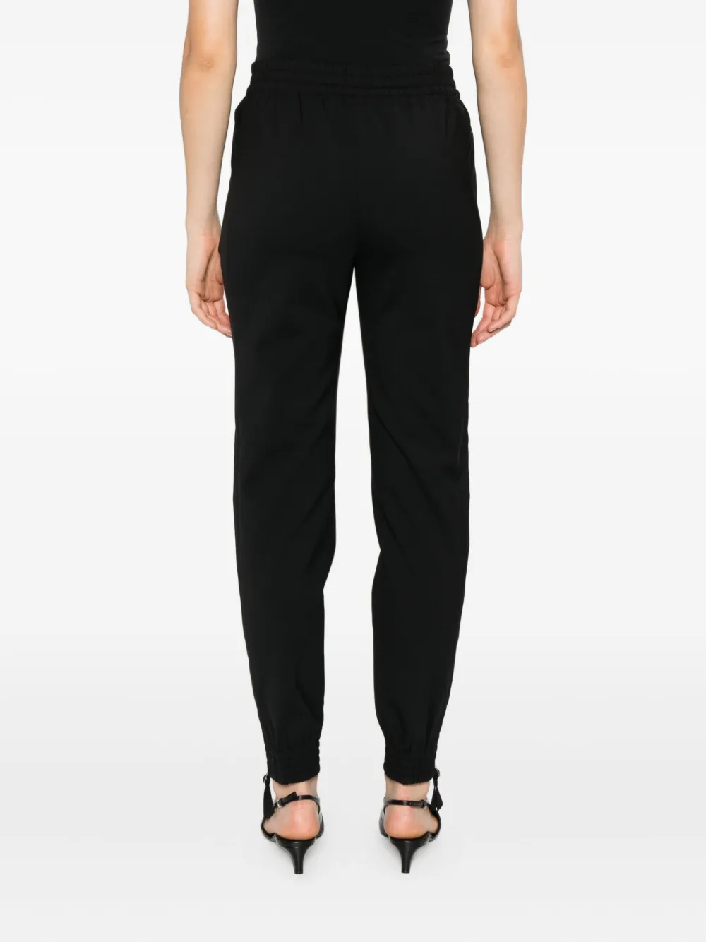 Ermanno Scervino Broek met manchetten met rits Zwart