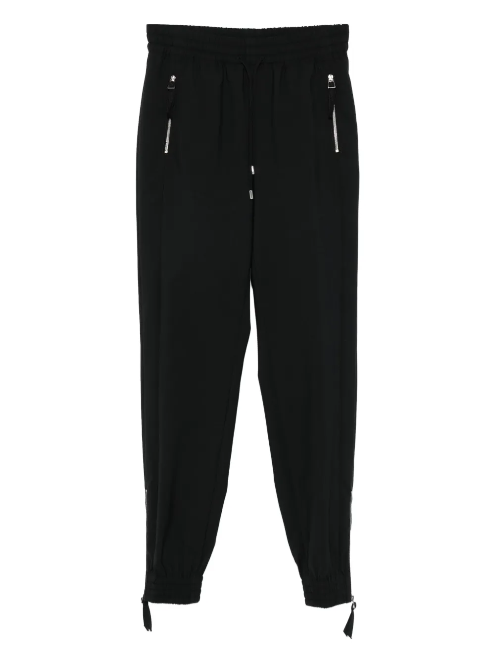 Ermanno Scervino Broek met manchetten met rits Zwart