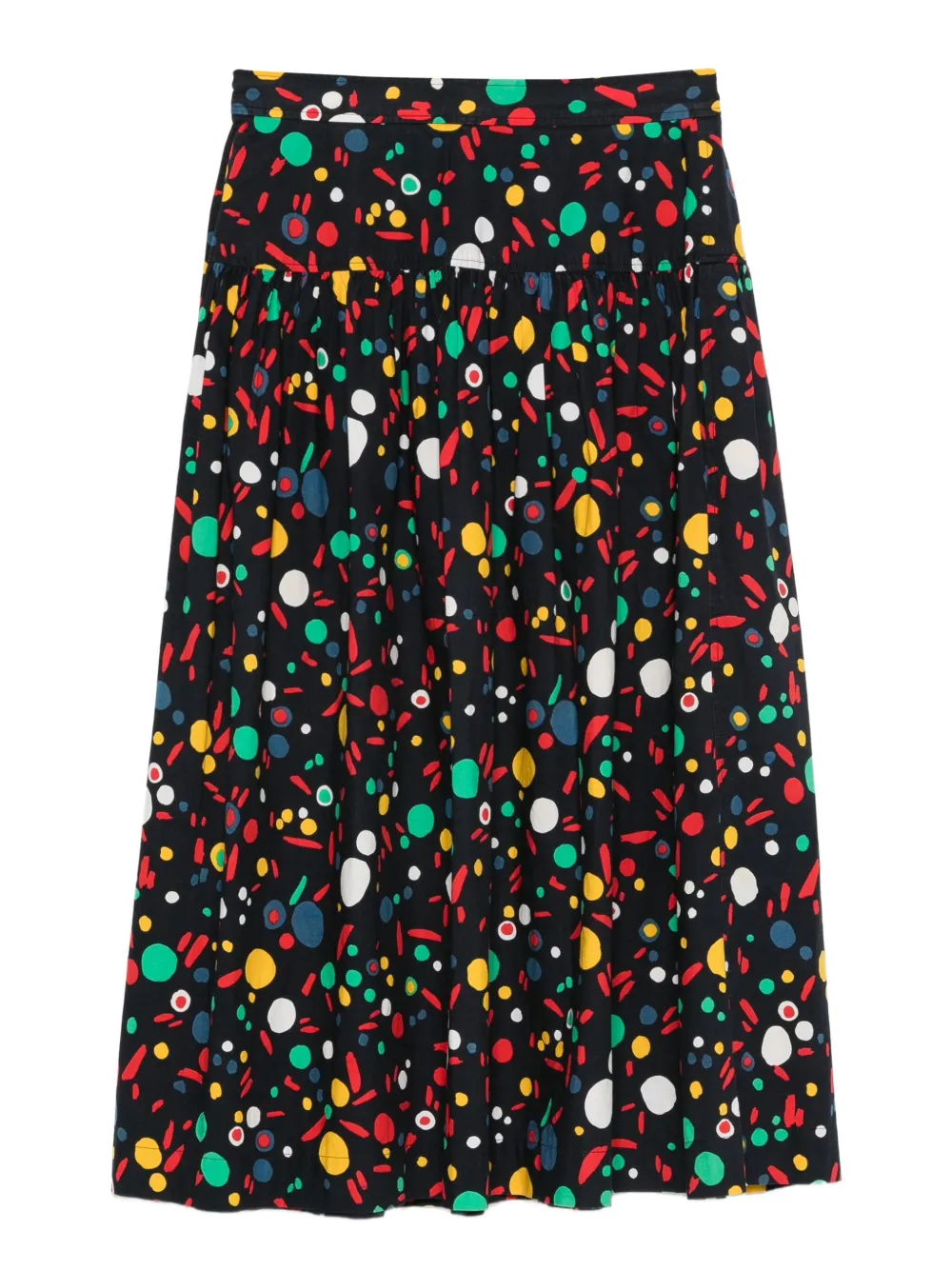 Saint Laurent Pre-Owned 1980s printed cotton skirt | Image 2
