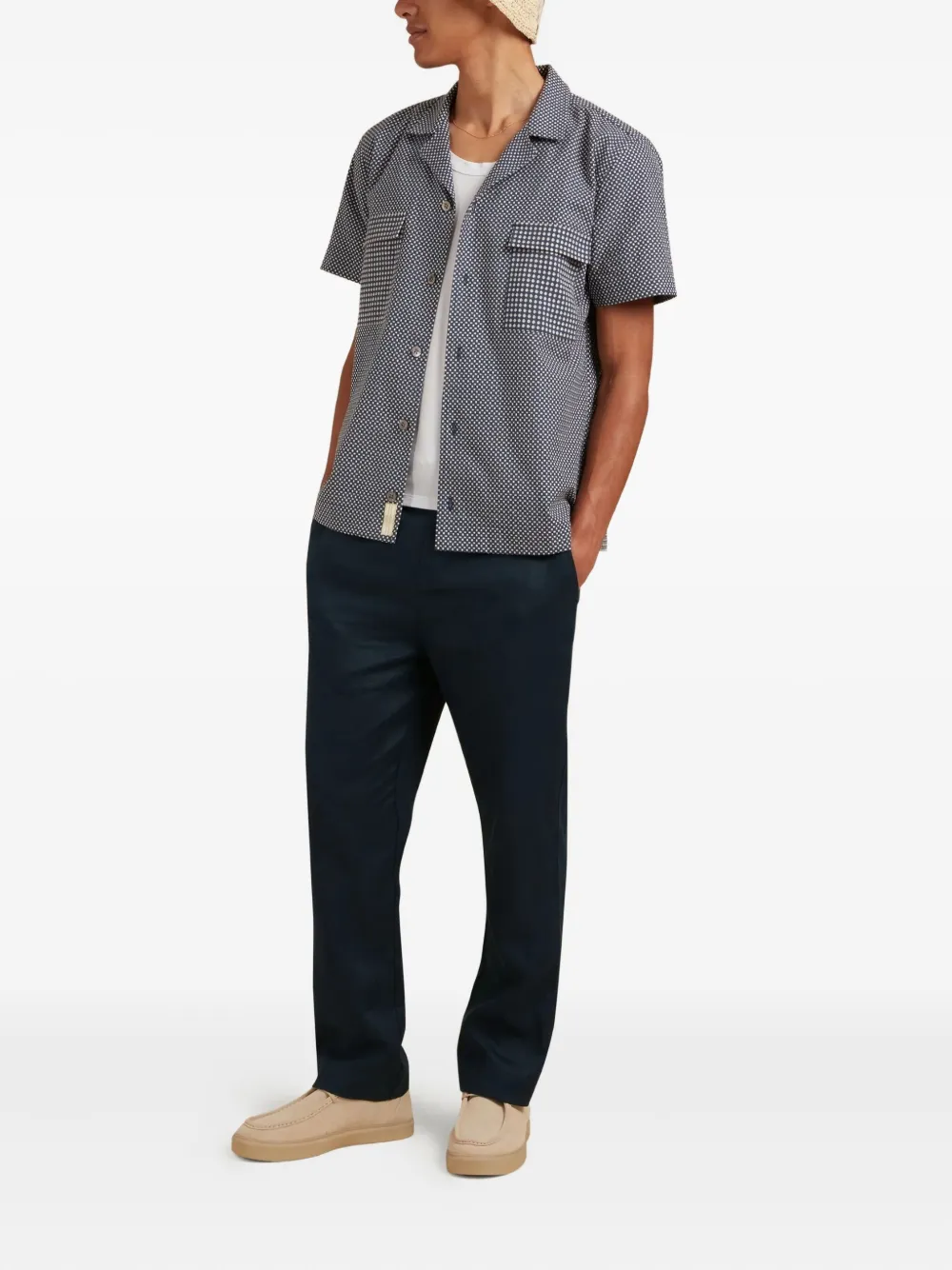 CHÉ drawstring linen trousers | Regular-Fit & Straight Leg Pants | Image 2