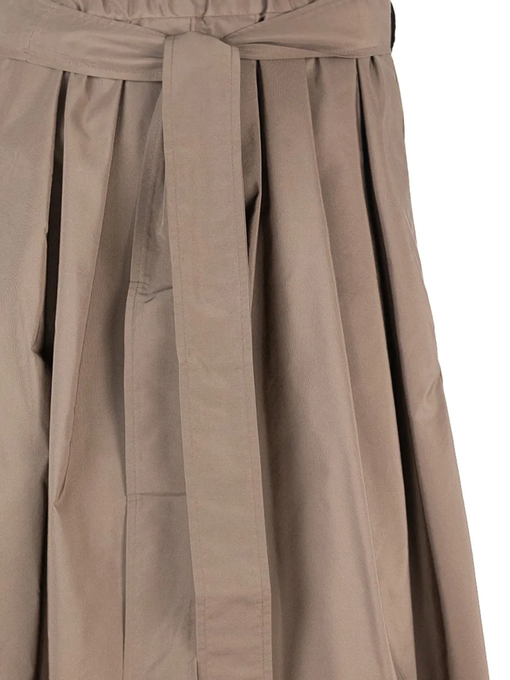 Max Mara Midi-rok met ceintuur Bruin