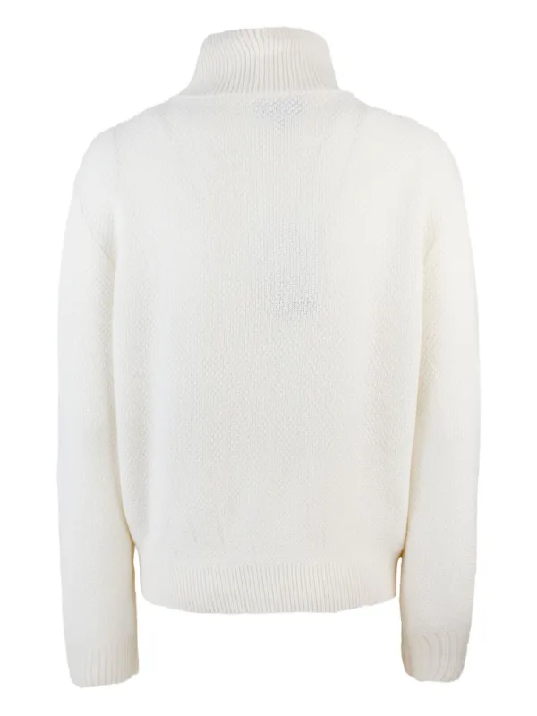 A.P.C. Thea ケーブルニット セーター | ホワイト | FARFETCH JP