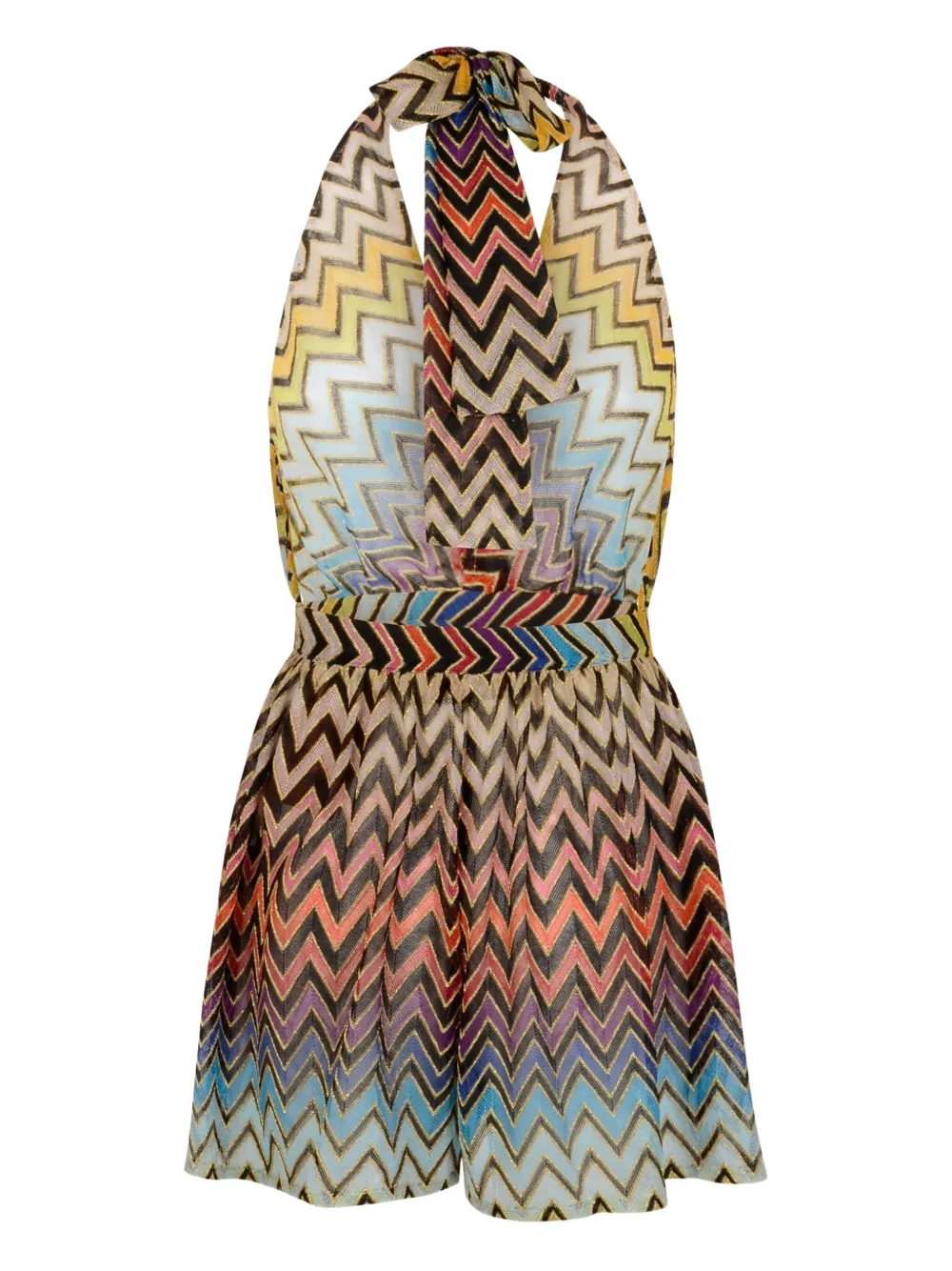 Missoni zig-zag halterneck jumpsuit | Yellow | Image 1