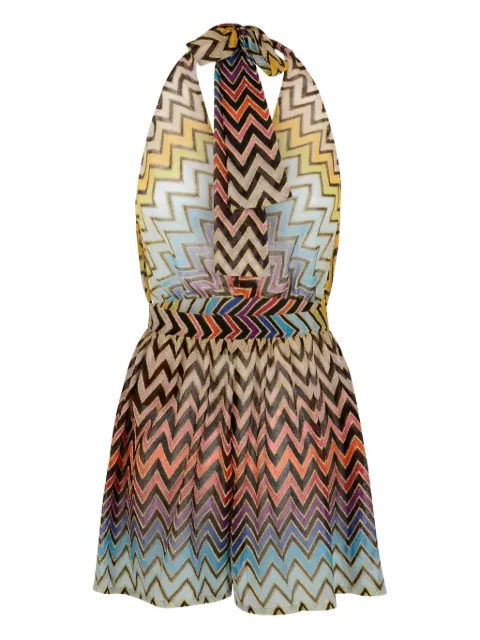 Missoni zig-zag halterneck jumpsuit