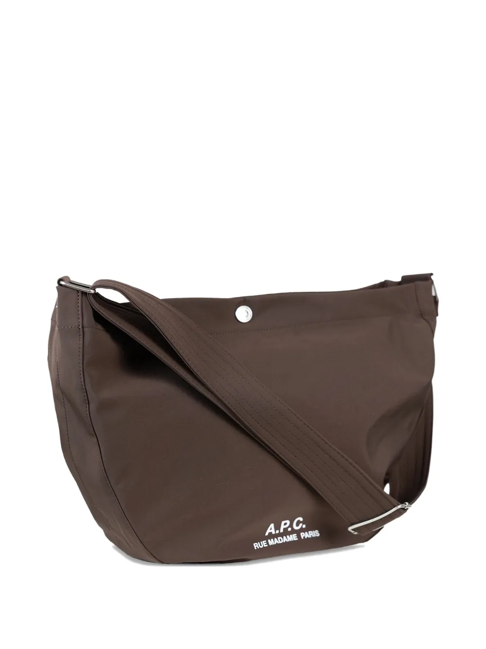 A.P.C. Journal medium schoudertas Bruin