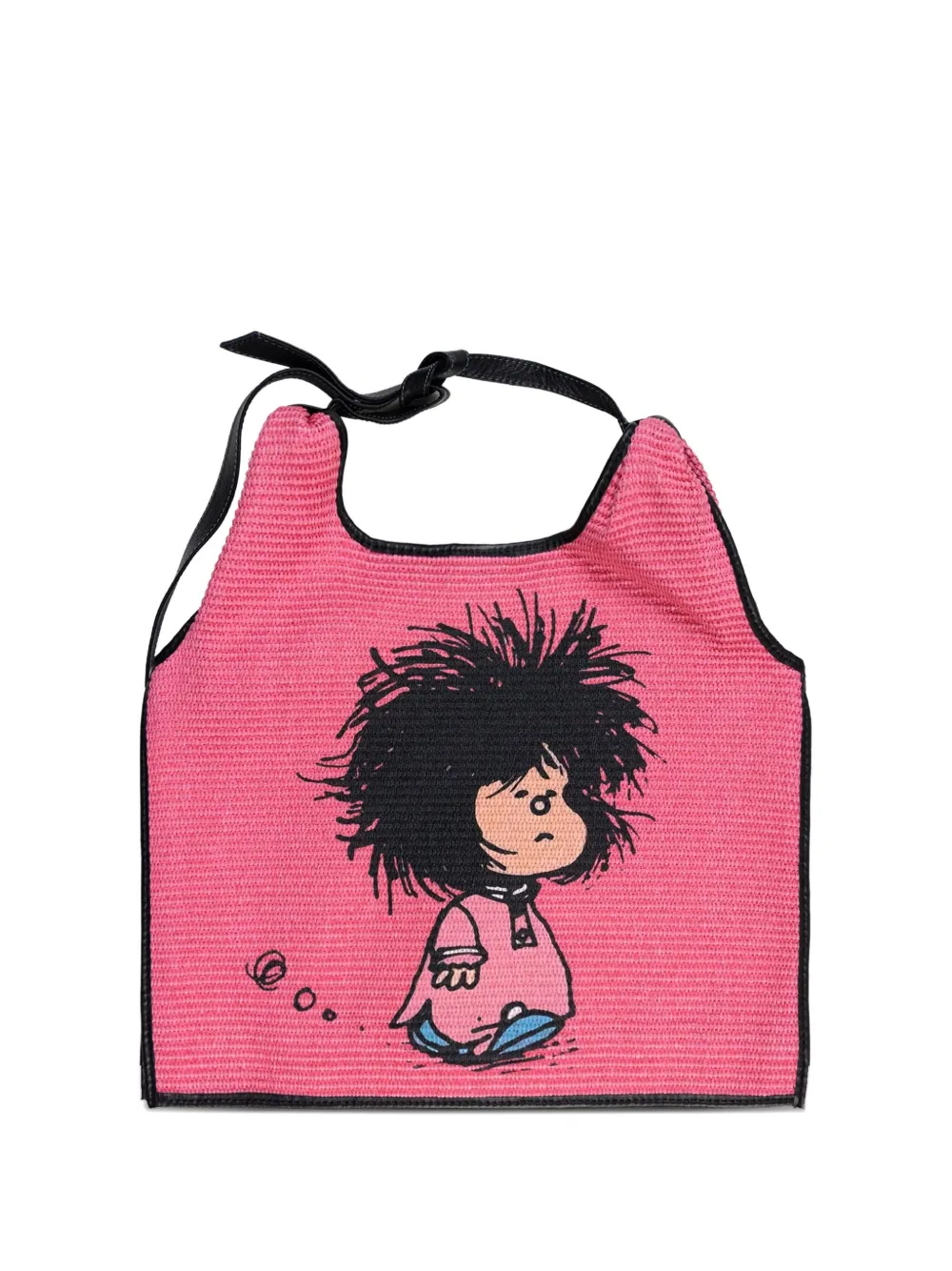 Anita Bilardi medium Picasso textured shoulder bag | Pink | Image 1