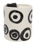 10 CORSO COMO x Love & Stones circle-pattern ceramic candle - White