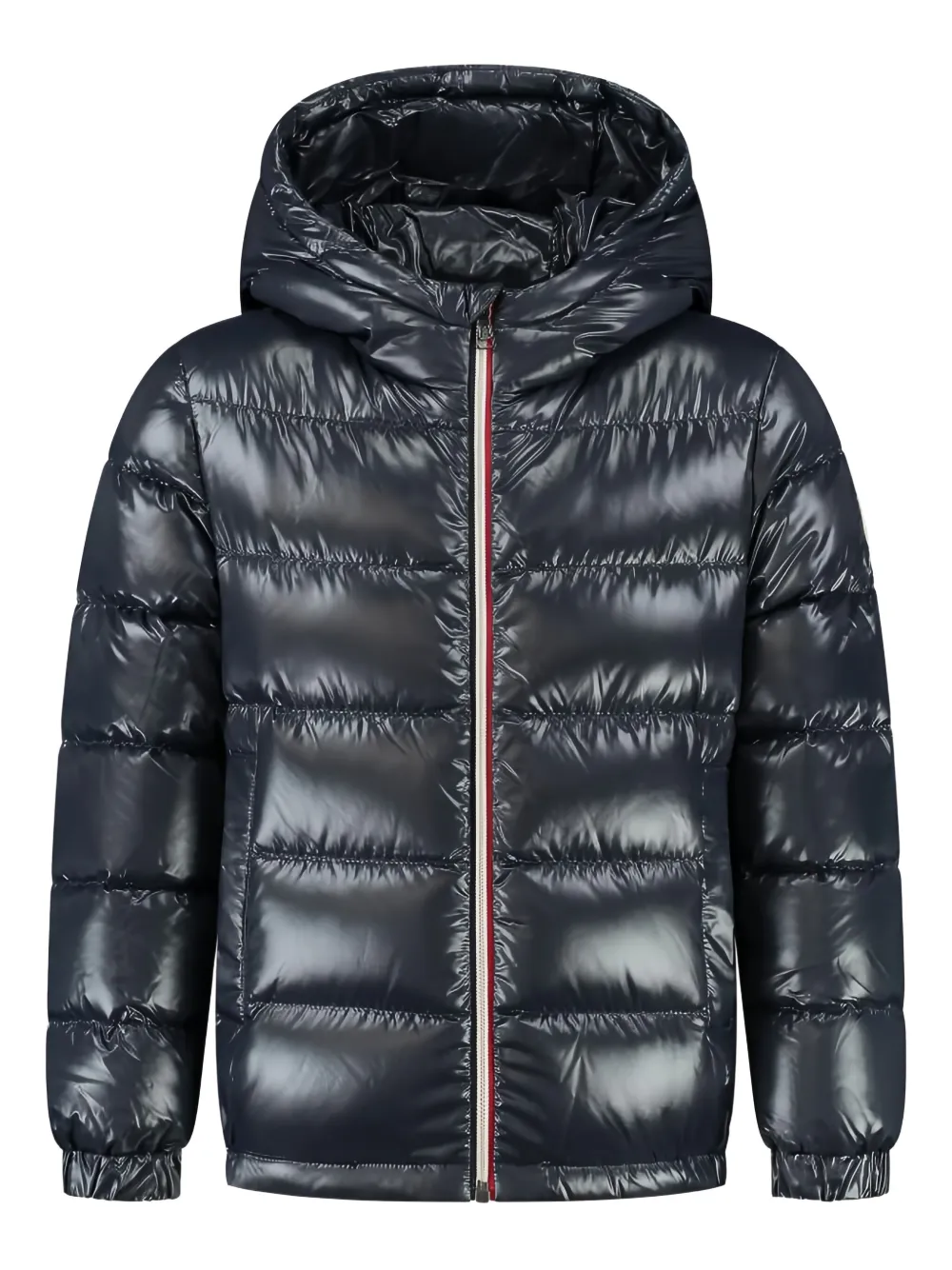 Moncler Enfant hooded puffer jacket | Black | Image 1